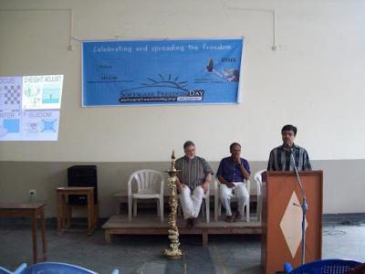 Prof.Eben Moglen,Founder, Director-Counsel and Chairman of Software Freedom Law Center in Bangalore