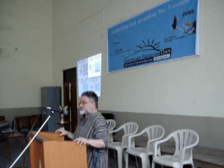 Prof.Eben Moglen,Founder, Director-Counsel and Chairman of Software Freedom Law Center in Bangalore