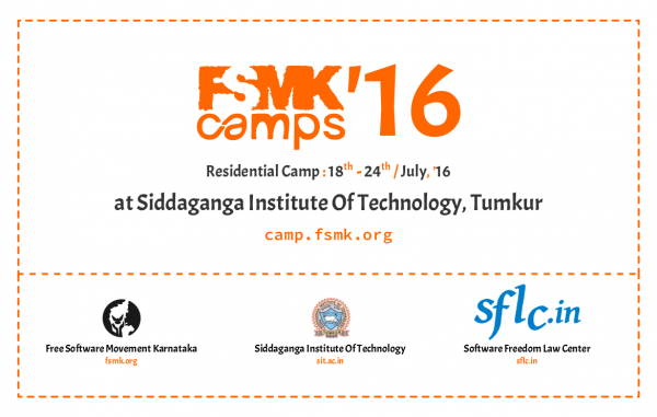 SFLC.in at FSMK Camp 2016