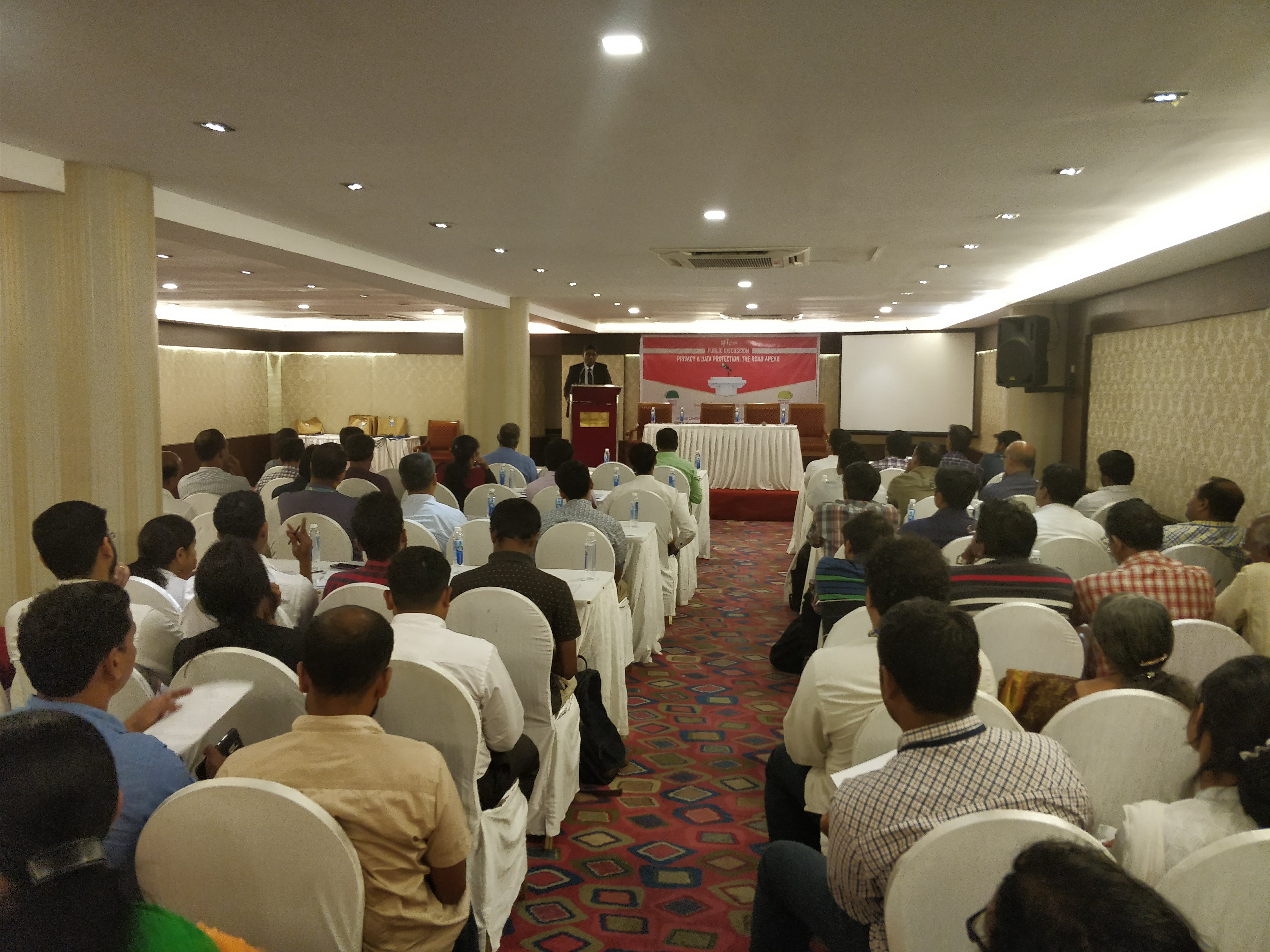 People attending public discussion on ‘Privacy & Data Protection: The Road Ahead’ in Kochi