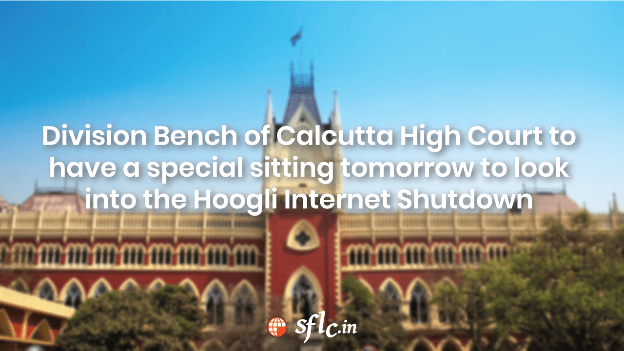 SFLC.in moves to Calcutta High Court challenging Internet Shutdown in Hoogli District